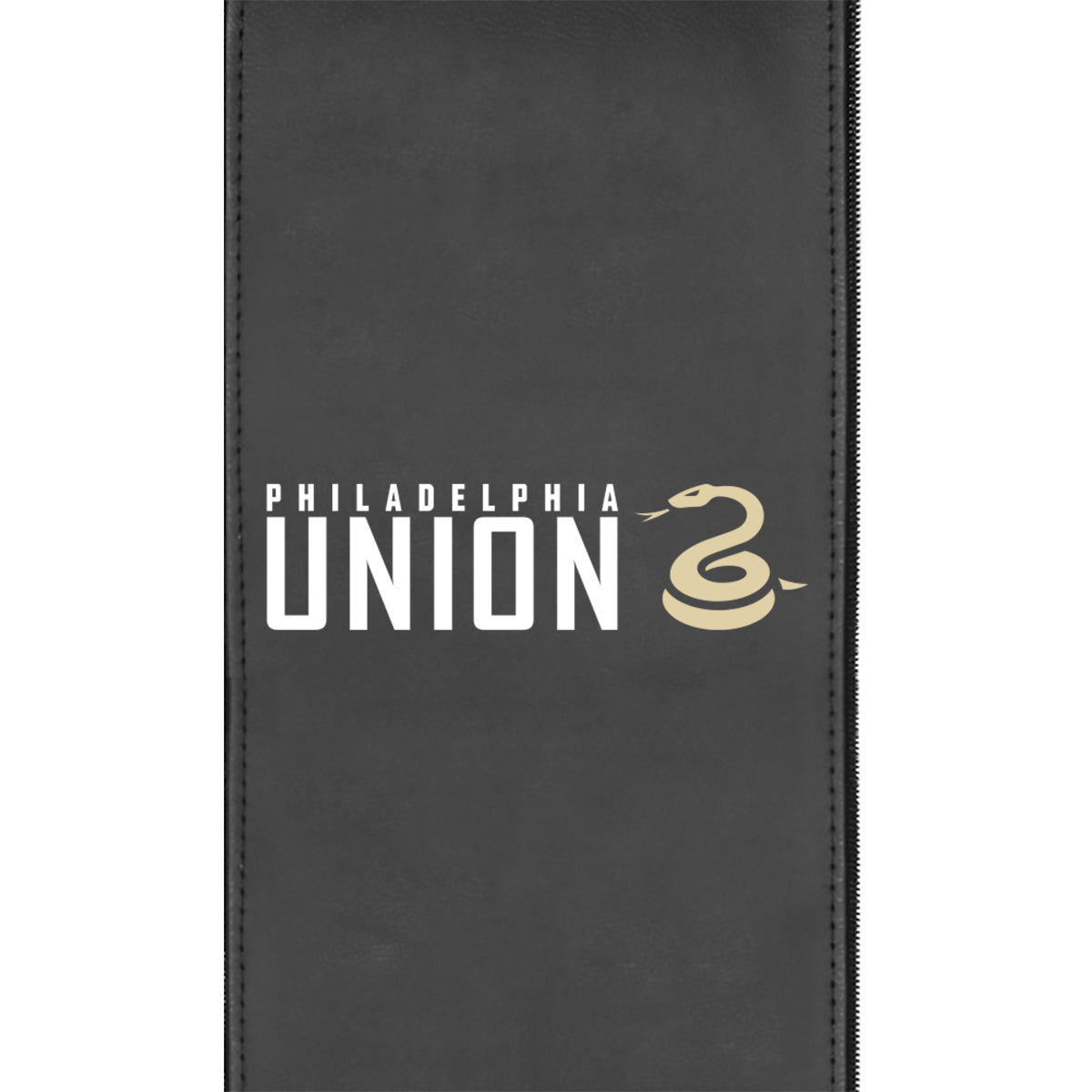 Silver Loveseat with Philadelphia Union Wordmark Logo