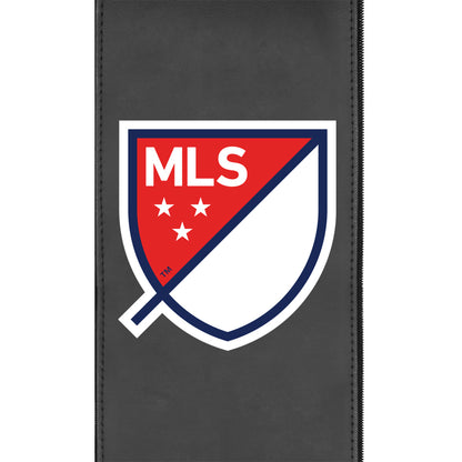 Silver Loveseat with Major League Soccer Logo