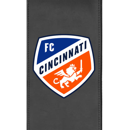 Silver Loveseat with FC Cincinnati Logo