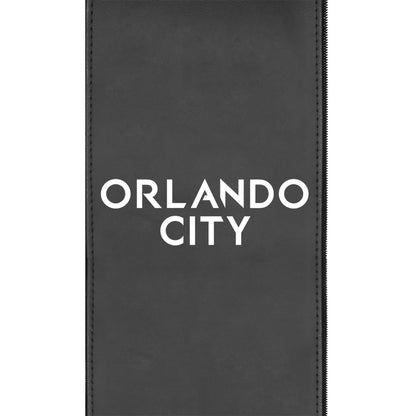 Silver Loveseat with Orlando City FC Wordmark Logo