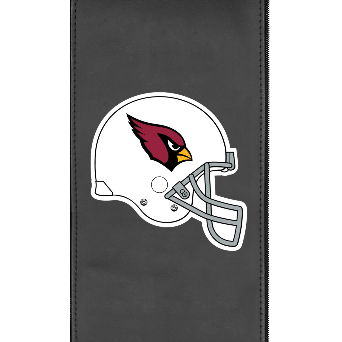 Silver Loveseat with Arizona Cardinals Helmet Logo