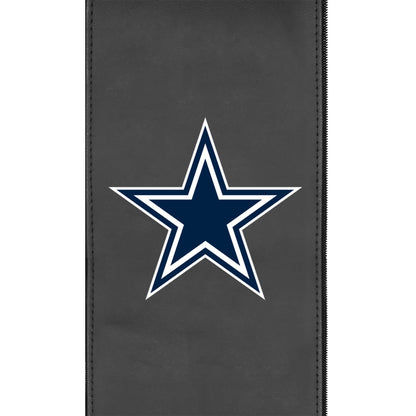 Silver Sofa with  Dallas Cowboys Primary Logo