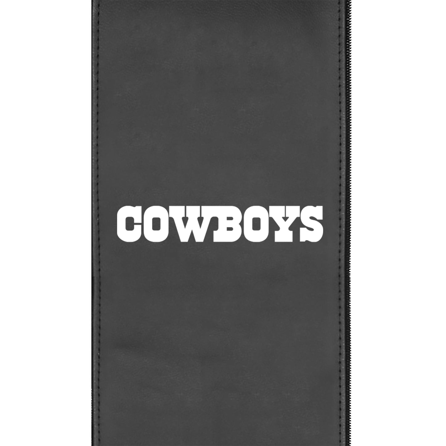 Silver Sofa with  Dallas Cowboys Secondary Logo