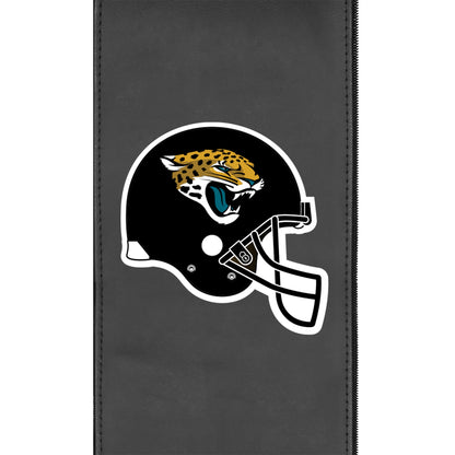 Silver Loveseat with  Jacksonville Jaguars Helmet Logo
