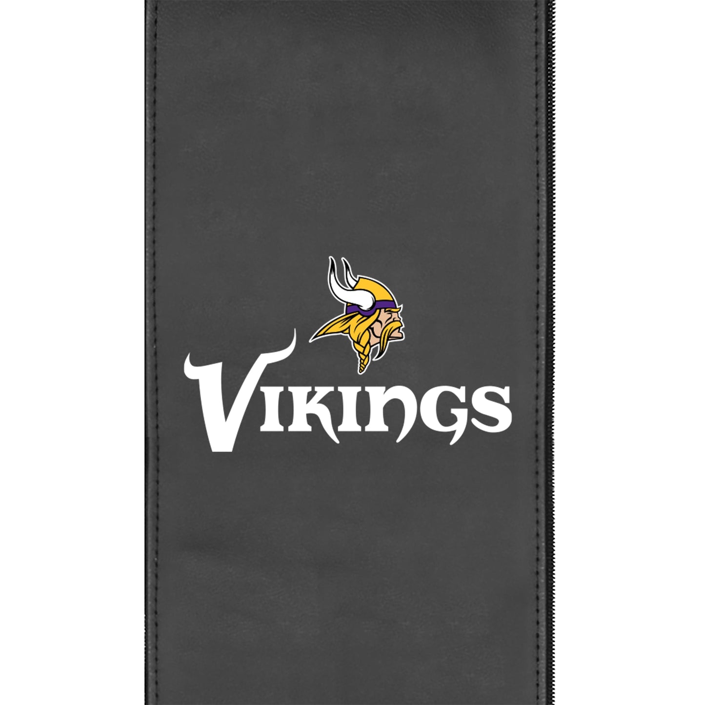 Silver Club Chair with  Minnesota Vikings Secondary Logo