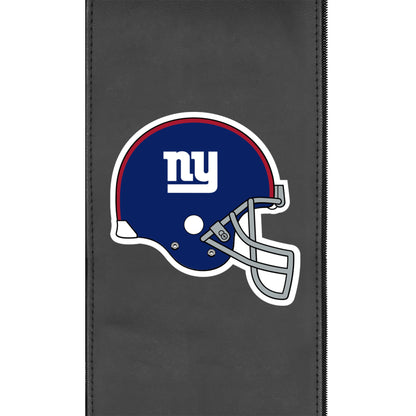 Silver Loveseat with  New York Giants Helmet Logo