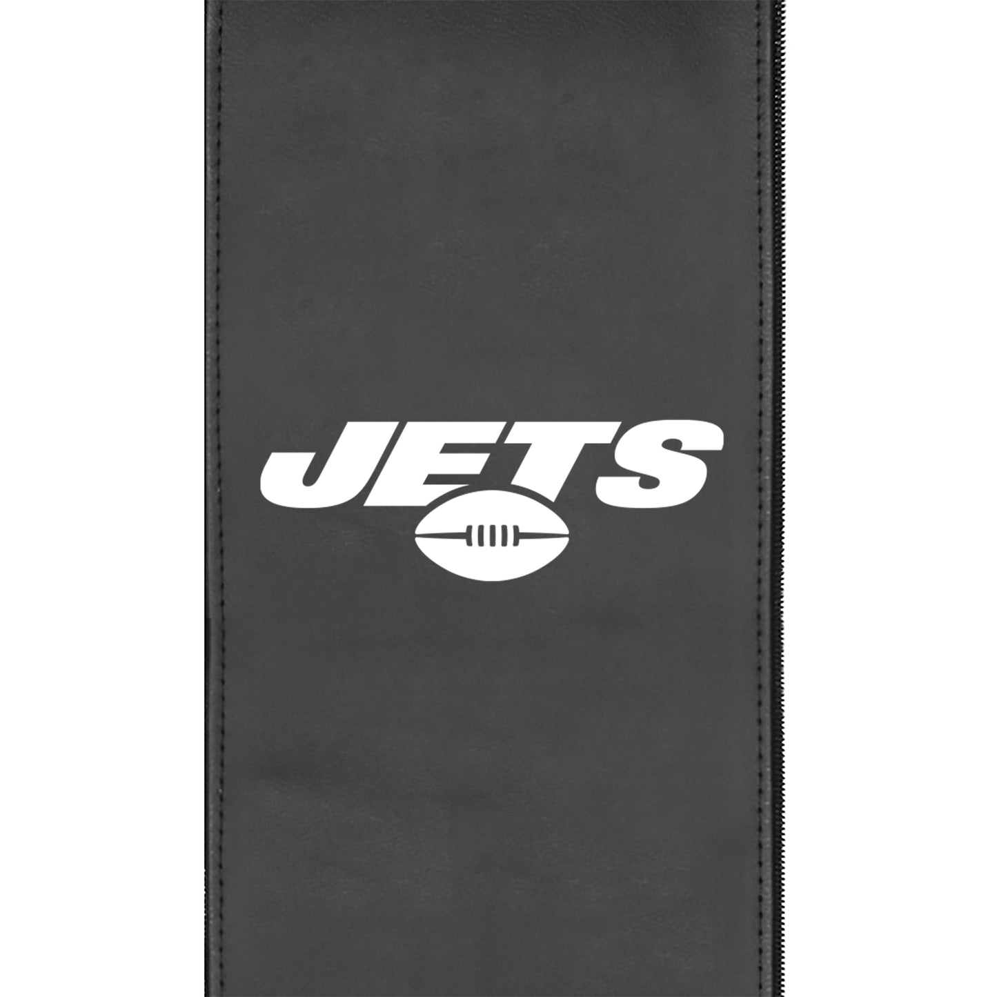 Silver Sofa with  New York Jets Secondary Logo