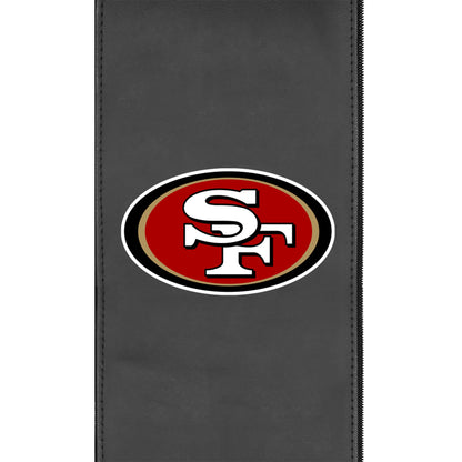 Silver Sofa with  San Francisco 49ers Primary Logo