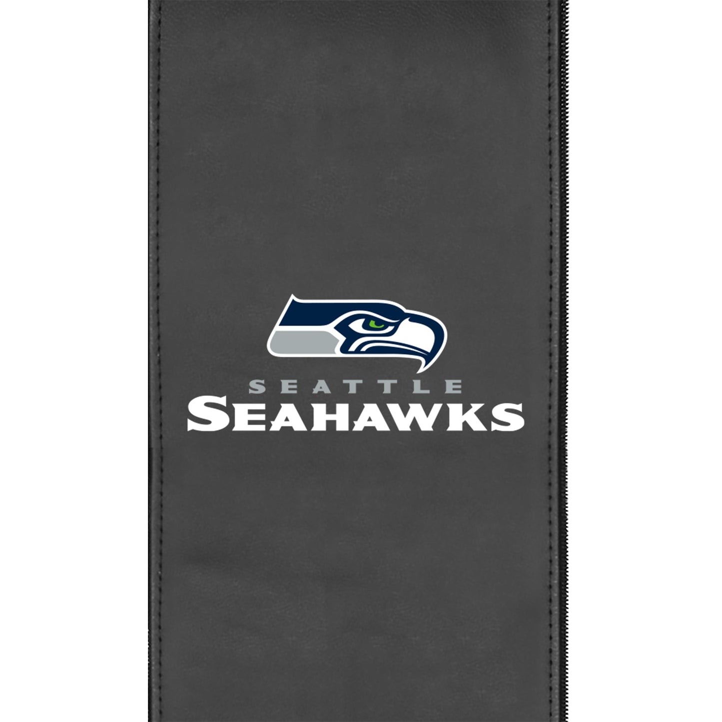 Silver Loveseat with  Seattle Seahawks Secondary Logo