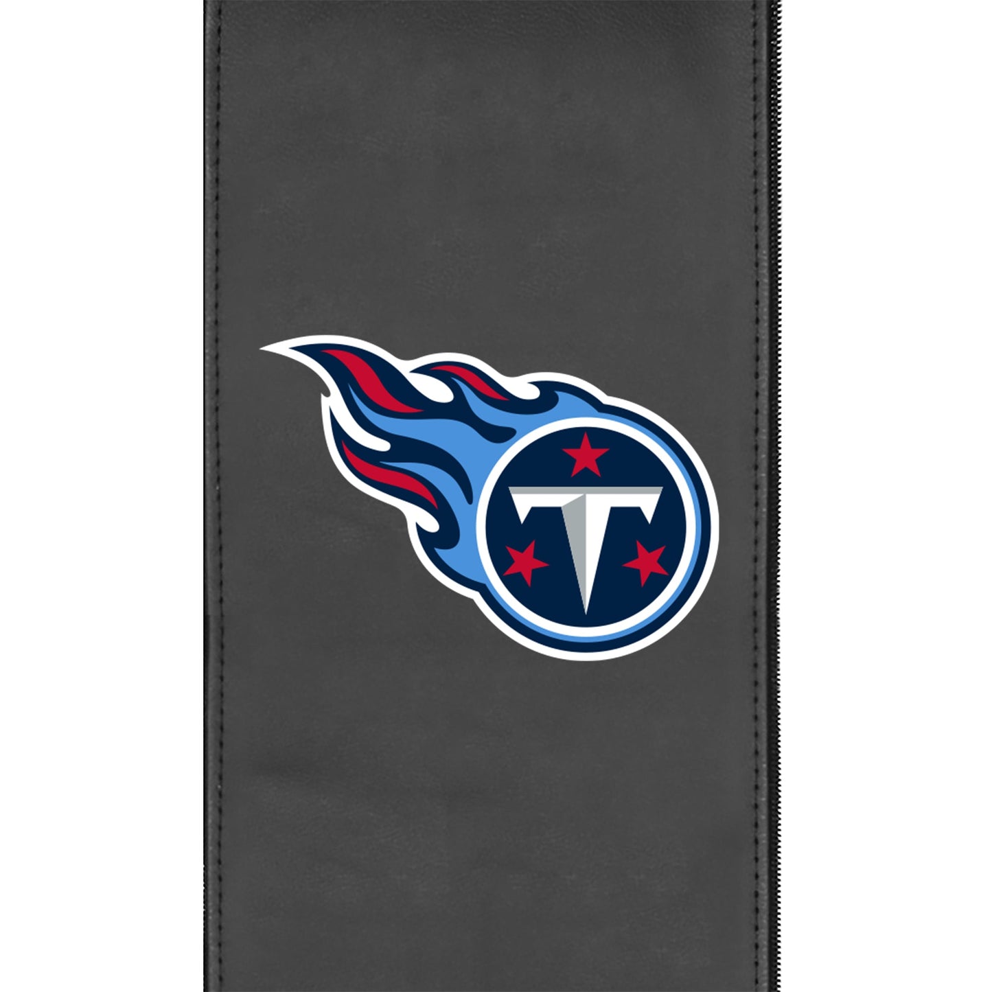 Silver Sofa with  Tennessee Titans Primary Logo