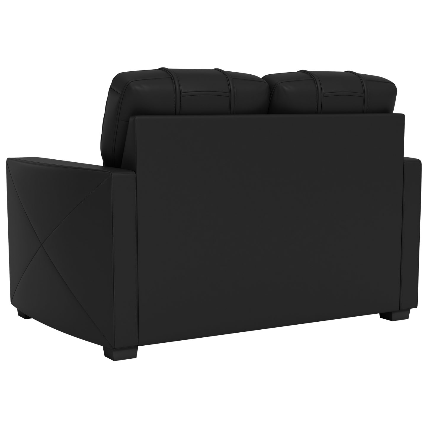 Silver Loveseat with Corvette Coupe Logo