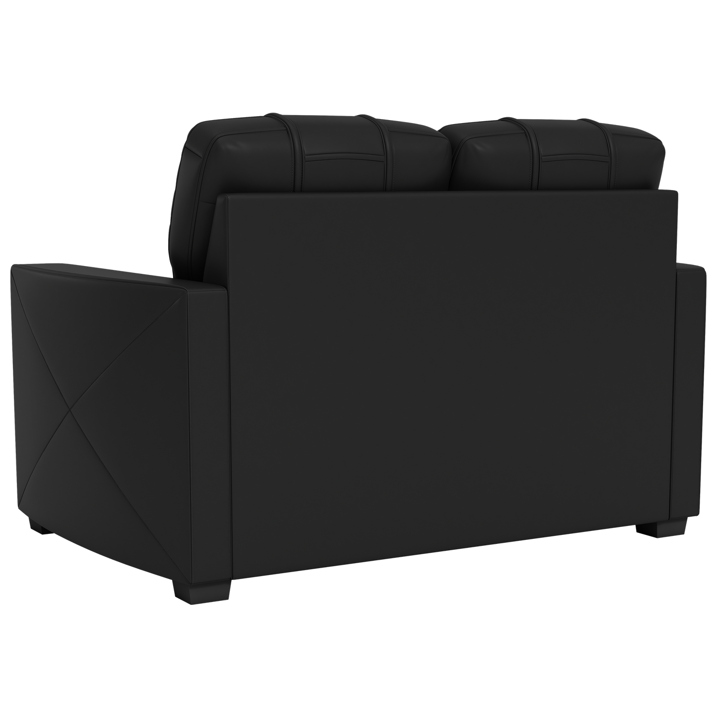 Silver Loveseat with Stingray Signature Logo