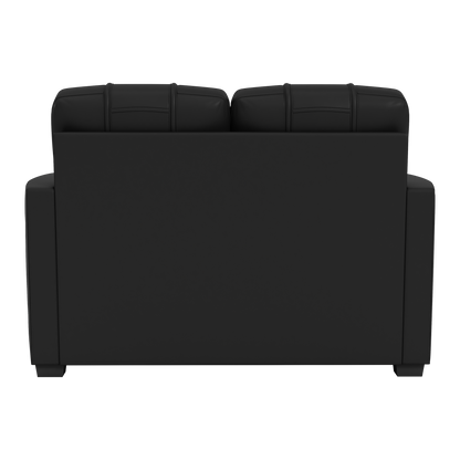 Silver Loveseat with Wichita State Primary Logo