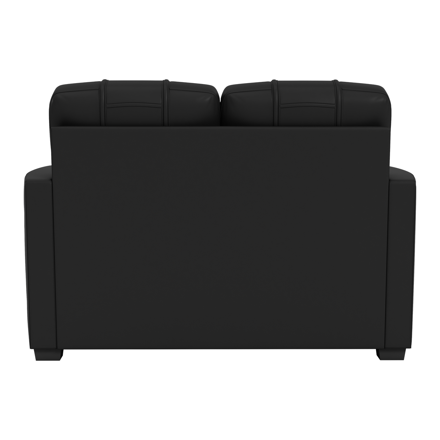Silver Loveseat with Miami Marlins Alternate Logo Panel
