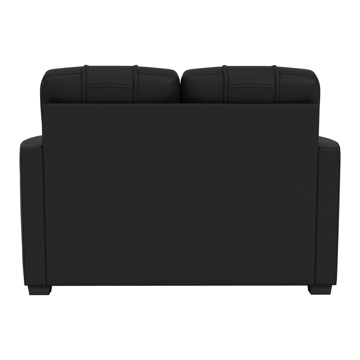 Silver Loveseat with Corvette Symbol Logo