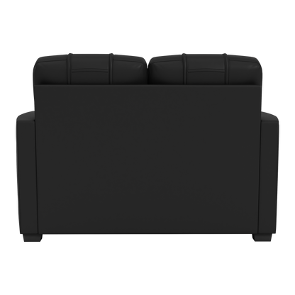 Silver Loveseat with Corvette Coupe Logo