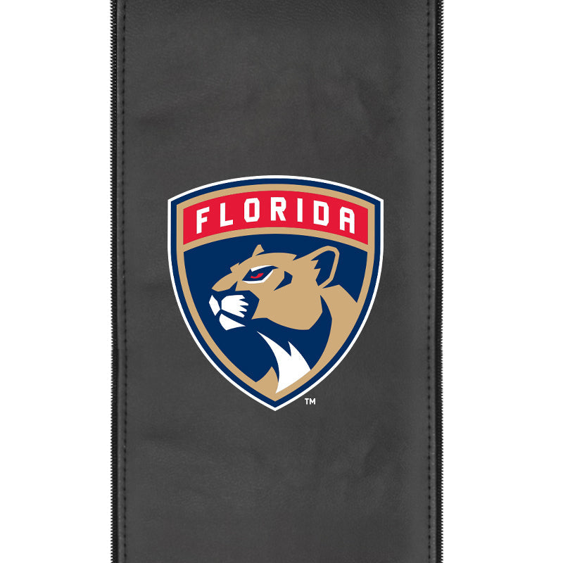 Silver Sofa with Florida Panthers Logo