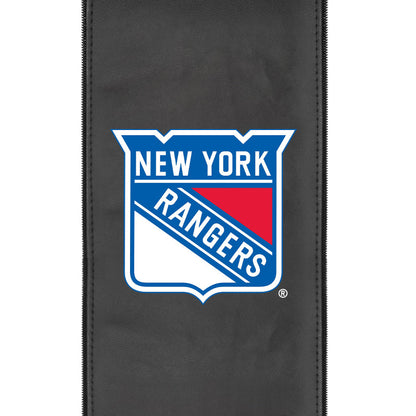 Silver Sofa with New York Rangers Logo