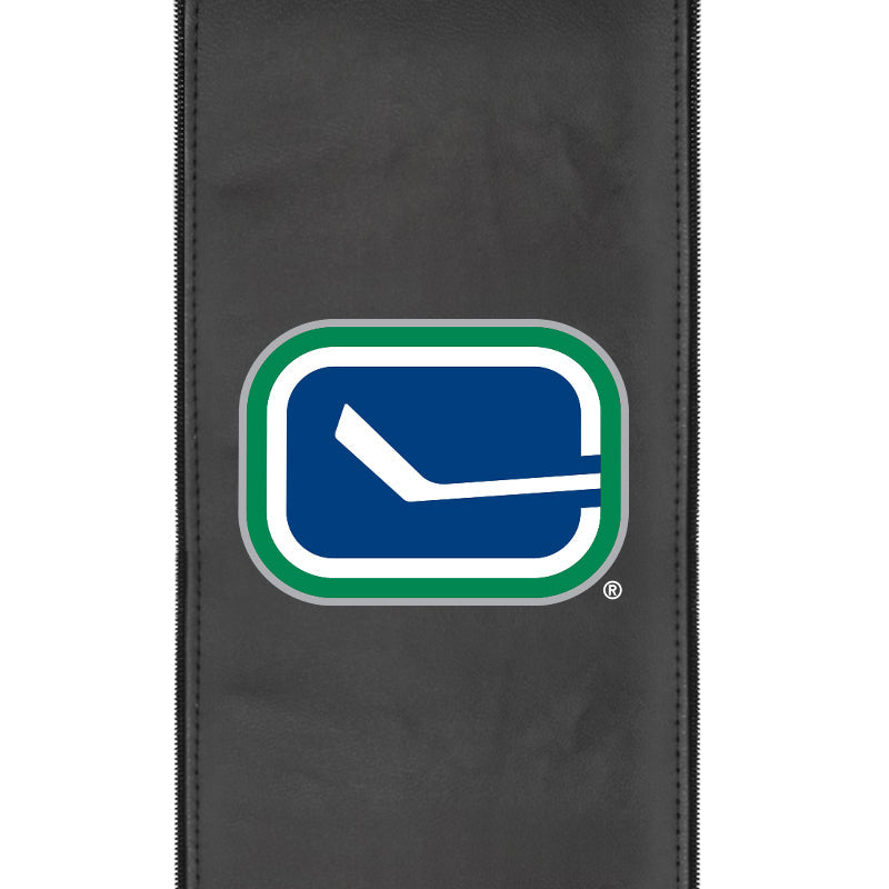 Silver Sofa with Vancouver Canucks Secondary Logo