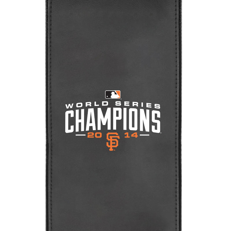 Silver Loveseat with San Francisco Giants Champs'14