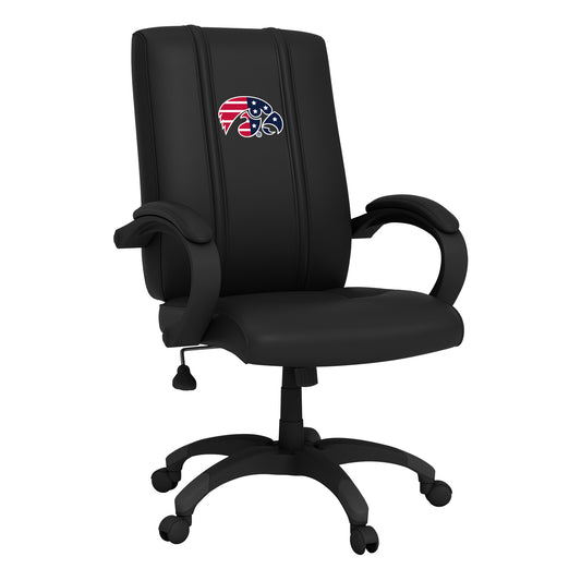 Office Chair 1000 with Iowa Hawkeyes Patriotic Primary Logo