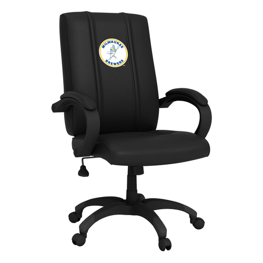 Office Chair 1000 with Milwaukee Brewers Cooperstown Primary