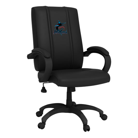 Office Chair 1000 with Miami Marlins Primary Logo Panel