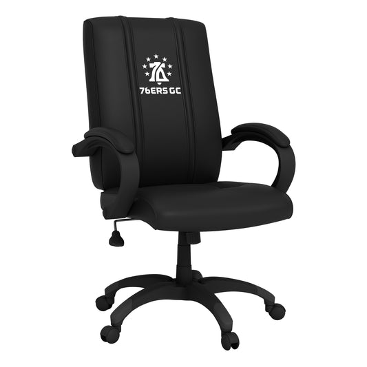 Office Chair 1000 with Philadelphia 76ers GC All White [CAN ONLY BE SHIPPED TO PENNSYLVANIA]