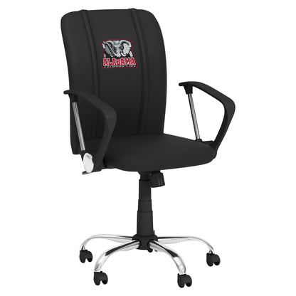 Curve Task Chair with Alabama Crimson Tide Elephant Logo