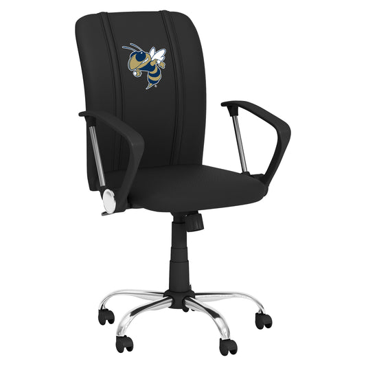 Curve Task Chair with Georgia Tech Yellow Jackets Alternate Buzz Logo