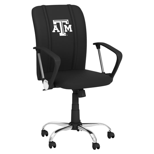 Curve Task Chair with Texas A&M Aggies Primary Logo