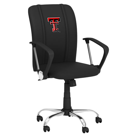Curve Task Chair with Texas Tech Red Raiders Logo