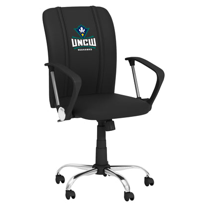 Curve Task Chair with UNC Wilmington Primary Logo