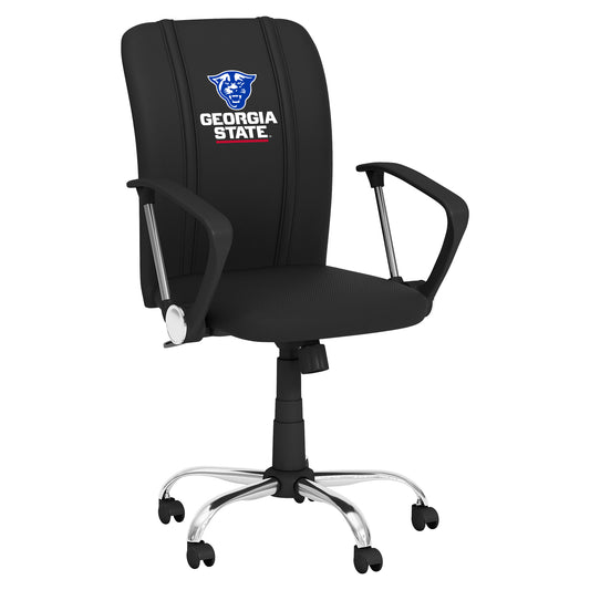 Curve Task Chair with Georgia State University Primary Logo