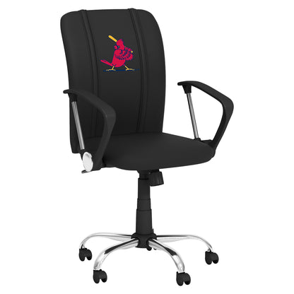 Curve Task Chair with St Louis Cardinals Cooperstown Primary
