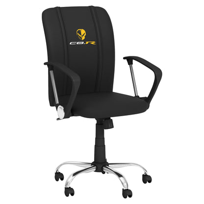 Curve Task Chair with C8R Jake Yellow Logo
