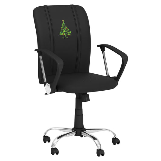 Curve Task Chair with Christmas Tree Logo