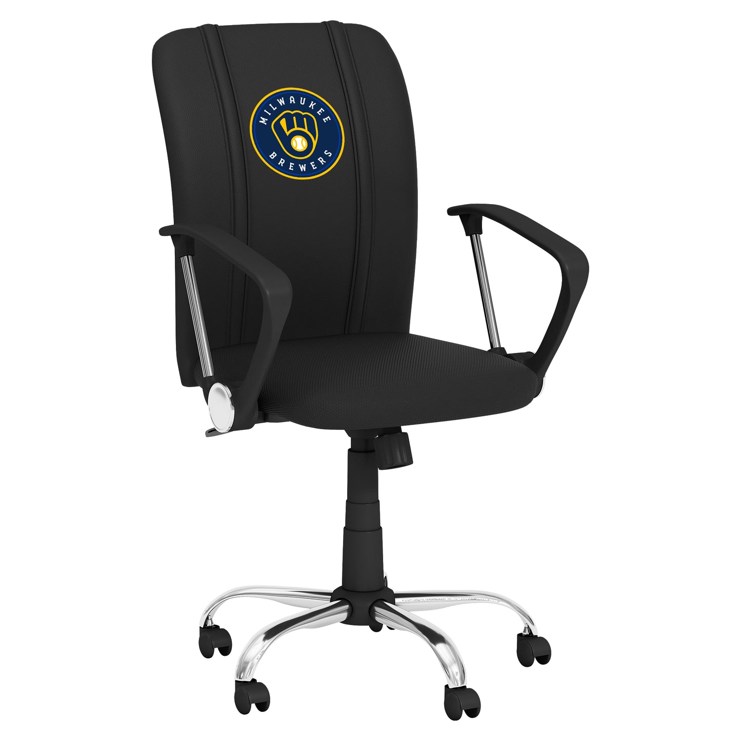 Curve Task Chair with Milwaukee Brewers Primary Logo