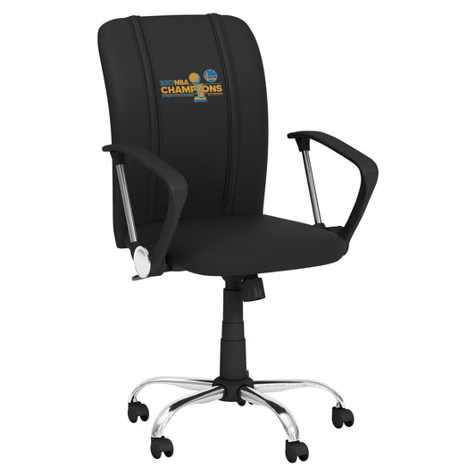 Curve Task Chair with Golden State Warriors Champions Logo