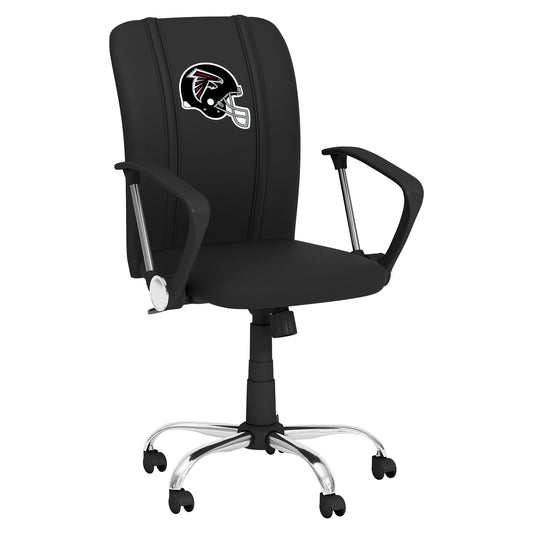 Curve Task Chair with Atlanta Falcons Helmet Logo