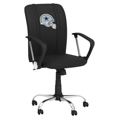 Curve Task Chair with  Dallas Cowboys Helmet Logo