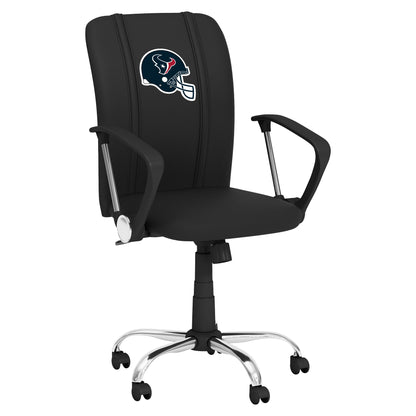 Curve Task Chair with  Houston Texans Helmet Logo
