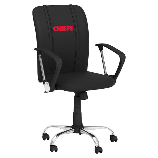 Curve Task Chair with  Kansas City Chiefs Secondary Logo