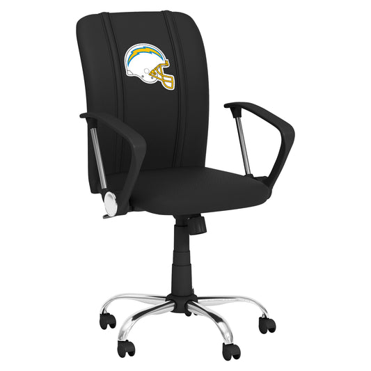 Curve Task Chair with  Los Angeles Chargers Helmet Logo