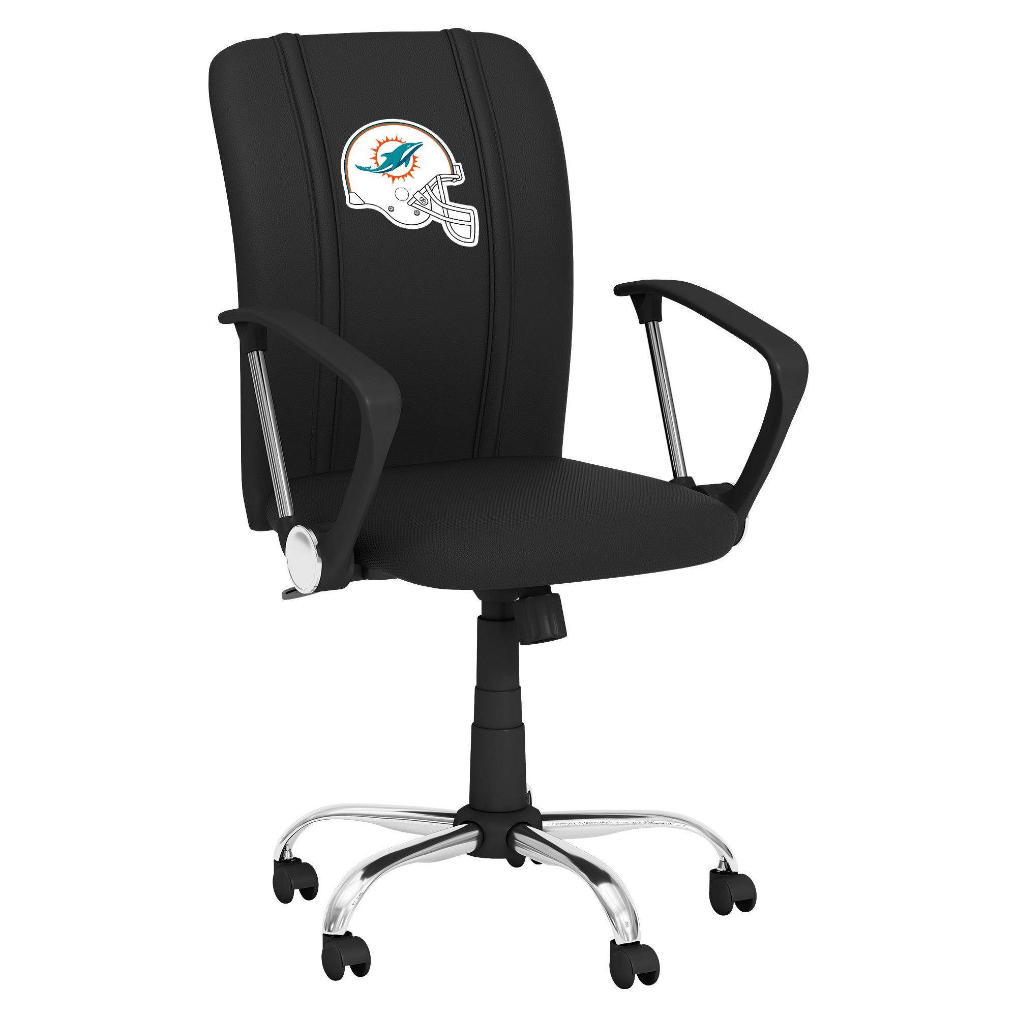 Curve Task Chair with  Miami Dolphins Helmet Logo