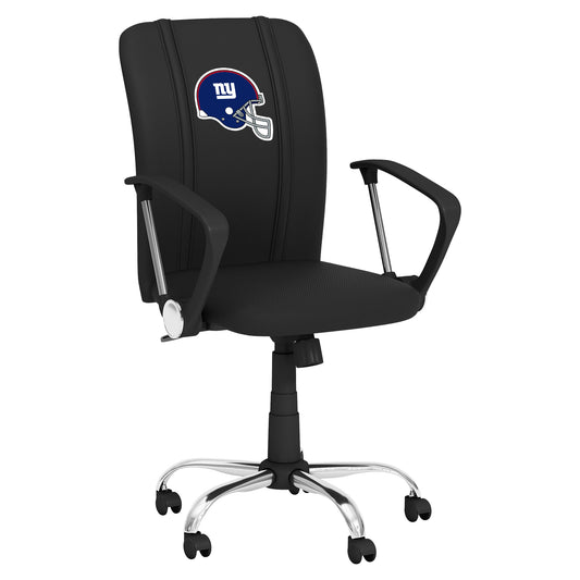 Curve Task Chair with  New York Giants Helmet Logo