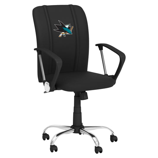Curve Task Chair with San Jose Sharks Logo