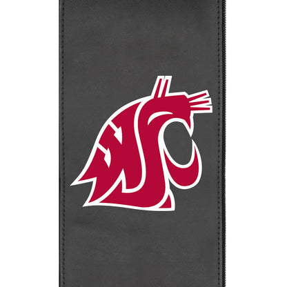 Silver Club Chair with Washington State Cougars Logo