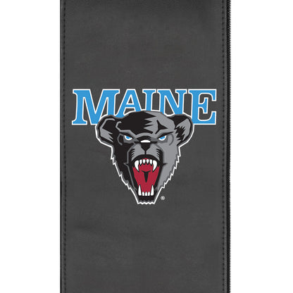 Silver Club Chair with Maine Black Bears Logo