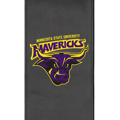 Silver Club Chair with Minnesota State Mavericks Logo